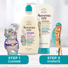 AveenoKidsGentleFaceandBodyWashforSensitiveSkin-18floz4-_5 - USA Mega Market