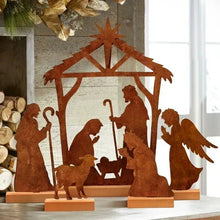 Ayieyill Christmas Tabletop Decorations Indoor 5pcs Nativity Scene Christmas Decor Xmas Decoration