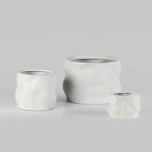 Better Homes & Gardens Mallory 8 inch Resin Planter, White with Elegance Design for Flowers, Succulents and Herbs