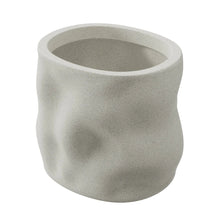 Better Homes & Gardens Mallory 8 inch Resin Planter, White with Elegance Design for Flowers, Succulents and Herbs