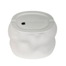Better Homes & Gardens Mallory 8 inch Resin Planter, White with Elegance Design for Flowers, Succulents and Herbs