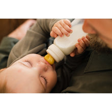 BIBS Baby Bottles with Medium Flow Natural Rubber Latex Nipple, Ivory, 9 oz, 2 pack