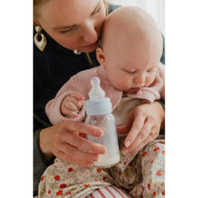 BIBS Baby Bottles with Slow Flow Natural Rubber Latex Nipple, Ivory, 5 oz, 2 pack