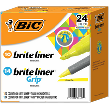 BICBriteLinerHighlighterComboPack-ChiselTip-FluorescentYellow-24-count-0912f72d-b4f5-4cb3-a693-8_6720_1 - USA Mega Market