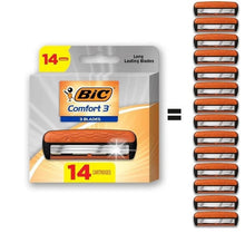 BIC Comfort 3 Refillable Refill Razor Cartridges 14 Razor Refill