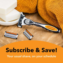 BIC Flex 5 Men's Refillable Razors, 5-Blades, 1 Handle, 12 Cartridges