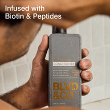 BLVD & Co Men's Thickening Conditioner with Biotin & Peptides, Volumizing and Sulfate-Free (PACK OF 3 )