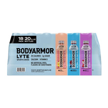 BODYARMOR Lyte SuperDrink, Variety Pack, 20 fl oz, 18-count
