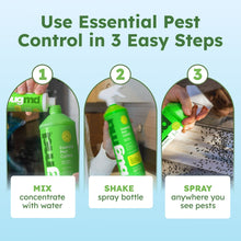 BugMD Pest Control Essential Oil Concentrate (3.7 oz, 2 Pack) - Plant Powered Bug Spray Quick Kills Flies, Ants, Roaches, Mosquitoes, and More