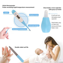 BUSATIA10in1BabyHealthcareandGroomingKit-SafetyNewbornNurseryCareSet-withHairBrushComb-NailClipp_8818_2 - USA Mega Market