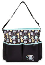 Baby Boom Monkey Print Tote Diaper Bag, Zip Top, Unisex, Infant, Toddler