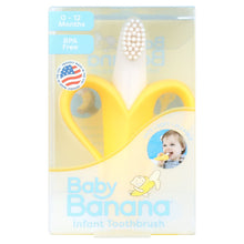 Baby Banana The Original Teether-Toothbrush, Infant to Toddler, Butter-Soft Bristles for Gums and Teeth, Bendable Food Grade Silicone, Family-Owned Business Since 2009, 11 Million+ Sold