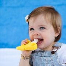 Baby Banana The Original Teether-Toothbrush, Infant to Toddler, Butter-Soft Bristles for Gums and Teeth, Bendable Food Grade Silicone, Family-Owned Business Since 2009, 11 Million+ Sold