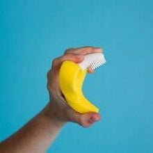 Baby Banana The Original Teether-Toothbrush, Infant to Toddler, Butter-Soft Bristles for Gums and Teeth, Bendable Food Grade Silicone, Family-Owned Business Since 2009, 11 Million+ Sold