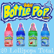 Paquete variado de caramelos Baby Bottle Pop, 0.85 oz., 20 unidades.