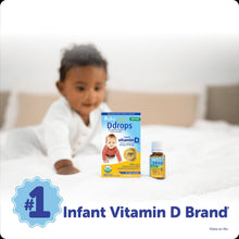 Baby Ddrops Liquid Organic Vitamin D3 Supplement Drops, 400 IU per Drop, 0.06 fl oz