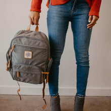 Baby Diaper Bag Backpack, Lightweight, Insulated Pockets (Gray)