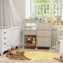 BabyDiaperOrganizerandStorageCart-3TierswithDividersandDrawersforNursery-Bedroom-ChangingTablean_8787_4 - USA Mega Market