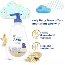 Baby Dove Derma Care Soothing Wash Skin Care with Colloidal Oatmeal for Eczema prone skin, 13 oz