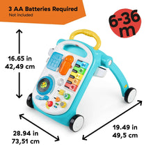 Baby Einstein Musical Mix ‘N Roll 4-in-1 Push Walker, Activity Center, Toddler Table and Floor Toy for 6 Months+ Unisex