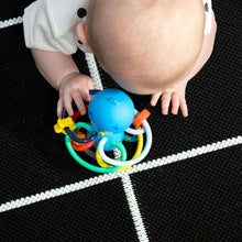 Baby Einstein Ocean Explorers Opus’s Shake & Soothe Teether Toy & Rattle, Multicolor, Ages Infants 0 + Months