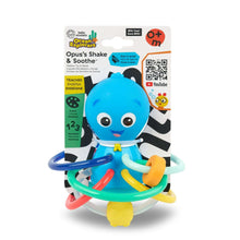 Baby Einstein Ocean Explorers Opus’s Shake & Soothe Teether Toy & Rattle, Multicolor, Ages Infants 0 + Months