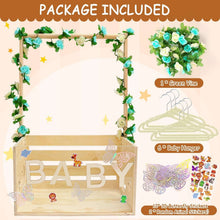 BabyShowerCrateClosetwithAcrylicClearFrontPanel-WoodShowerBasketwithHandle-PerfectStorageCratefo_5273_7 - USA Mega Market