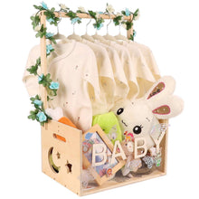BabyShowerCrateClosetwithAcrylicClearFrontPanel-WoodShowerBasketwithHandle-PerfectStorageCratefo_5525_9 - USA Mega Market