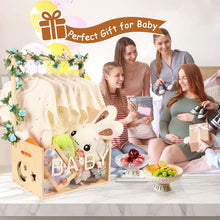 BabyShowerCrateClosetwithAcrylicClearFrontPanel-WoodShowerBasketwithHandle-PerfectStorageCratefo_9395_3 - USA Mega Market