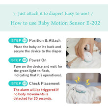 Baby Smile Baby Motion Breathing Monitor ||| Baby Abdominal Movement Monitor ||| Audible Alerts for Quick Alerts ||| Diaper Clip ||| No Bluetooth