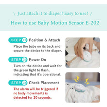 BabySmileBabyMotionBreathingMonitorBabyAbdominalMovementMonitorAudibleAlertsforQuickAlertsDiaper_9063_3 - USA Mega Market