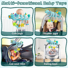 Baby Toys 3-6 Months,Toddler Car Seat Toys 3 4 5 6 Months, Stroller Toy with Teether Rattles Toys for Infant 3-6 Months Christmas Gifts