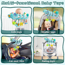 Baby Toys 3-6 Months,Toddler Car Seat Toys 3 4 5 6 Months, Stroller Toy with Teether Rattles Toys for Infant 3-6 Months Christmas Gifts