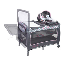 Baby Trend Lil Snooze Deluxe II Nursery Center Playard with Changer and Bassinet