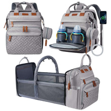 Babyomi-Diaper-Bag-Backpack-Large-Backpack-Diaper-Bag-with-Foldable-Crib-and-USB-Charging-Port-T_3526_1 - USA Mega Market