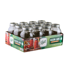 Ball-32-oz-Regular-Mouth-Glass-Mason-Jars-12-Pack-Jars-Airtight-Lids-Bands-Large-Glass-Jar-Food-_3252_1 - USA Mega Market