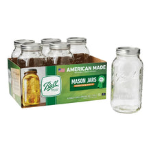 Ball-Glass-Mason-Jar-W-Lid-Band - USA Mega Market