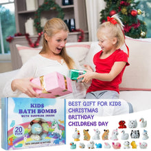 PickMora Bath Bombs for Kids, 20 Pcs Handmade Natural & Organic Bath Bombs with Surprise Toy inside- PickMora