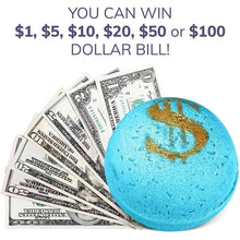 Open the capsule to reveal your mystery cash prize.  Fragrance:  Be Delicious Blossom  Package Includes:  1 Money Surprise Bath Bomb with mystery cash prize inside