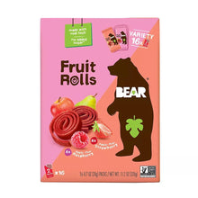 BearRealFruitSnackRolls_Strawberry_RaspberryVarietyPack_16ct. - USA Mega Market
