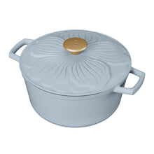 Beautiful-4-Quart-Enameled-Cast-Iron-Round-Dutch-Oven-with-petal-design-lid-Cornflower-Blue-by-Drew-Barrymore_80850569-e262-44d6-8a91-a94266f2b216.33db0d4eb71bc5dc76280c57d45efd48 - USA Mega Market