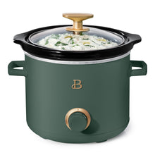 Beautiful 2-Pack 2qt Slow Cooker, Thyme Green, White Icing by Drew Barrymore