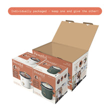 Beautiful 2-Pack 2qt Slow Cooker, Thyme Green, White Icing by Drew Barrymore
