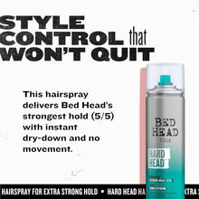 Bed Head by TIGI Hard Head Hairspray for Extra Strong Hold 11.7 oz