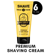 BeeBaldSHAVEPremiumShavingCreamforMen_Smooth_QuickShaveforFaceandHead_6floz10 - Brands For Less USA