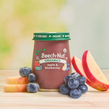 Beech-Nut Organics Stage 2 Organic Apple & Blueberries Baby Food, 4 oz Jar
