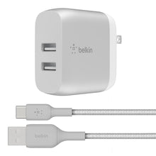 Belkin-24W-Dual-Port-USB-Wall-Charger-USB-C-Cable-Included-iPhone-Charger-Fast-Charging-Silver_6bbcca46-9de2-437d-b081-a9cfcfef7667.f9a356d9cfd4ae708fe2f2f26d2563e9 - USA Mega Market
