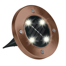 Bell + Howell Solar Disk Lights Bronze, 8 pk.