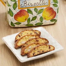 Belli Biscotti Hand Painted Ceramic Jar, Italian Semi Soft Biscotti, 2-pack, 17.6 oz. total