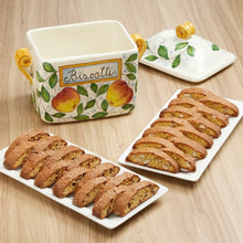 BelliBiscottiHandPaintedCeramicJar_ItalianSemiSoftBiscotti_2-pack_17.6oz.total - USA Mega Market